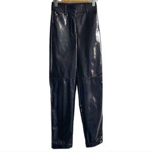 Wilfred Black Vinyl Funk Pant Size 00